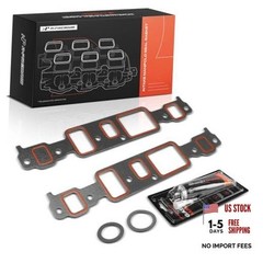 Lower Engine Intake Manifold Gasket Set Compatible with Chevy Caprice, Astro,