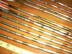 Vintage Lot Of 62 Mixed Easton Aluminum Target Arrows ~ for Repair READ.
