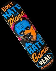 RARE SIGNED Nick Dompierre Hannibal Dont Hate The Playa Real Skateboard Deck NEW