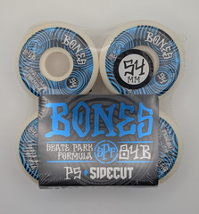 Bones Skateboard Wheels SPF 84b (104a) 54mm P5 Sidecut – White