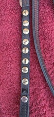 Vintage SIMCO Rope Edge Alpaca Silver Bars Small Cob Pony Show Headstall Bridle