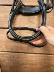 Artemis Infinity Dressage Bridle – Black, Full, EUC