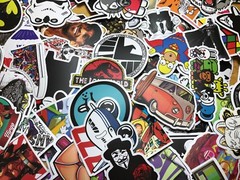 400 PCS Stickers Skateboard Sticker Graffiti Laptop Car Luggage Decals mix lot