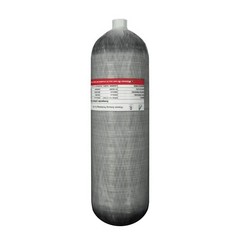 TUXING 4500Psi Pcp Air Tank 4.7L Carbon Fiber HPA Tank with Valve for Rifle Gun