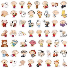 Mix 10/50 PCs Family Guy Luggage Notebook Laptop Car Sticker – No Duplicate