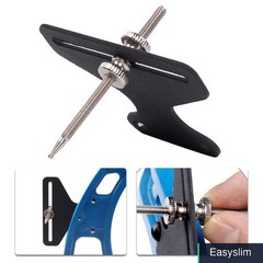 Single Needle Recurve Bow Sight All-Metal Archery T-Sight Black Screw Mount