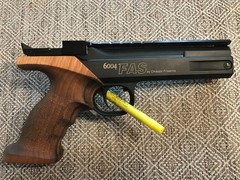 CHIAPPA 6004 FAS TARGET AIR PISTOL, .177 CALIBER, AMBI GRIPS