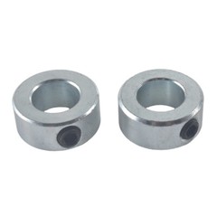 5/8″ Bore Solid Steel Zinc Plated Shaft Collars Set Screw Style (2PCS) NEW
