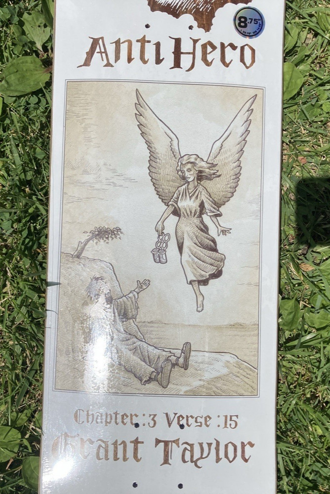 Antihero Grant Taylor Book Of Anti Hero Series Skateboard Deck Todd Francis 2018