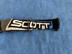 SCOTT PAINTBALL Goggle Strap – BLUE/BLACK/WHITE/GREY
