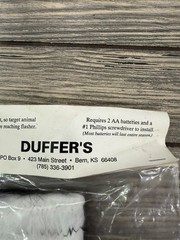 DUFFER’S Fuzzy Flasher Electronic Archery Hunting Target Attractor Decoy New