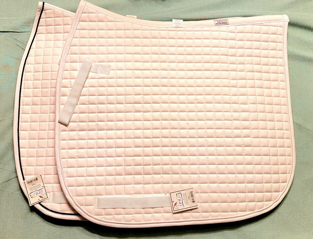 PRI 100% COTTON QUILTED DRESSAGE SADDLE PAD (SEVERAL COLORS)