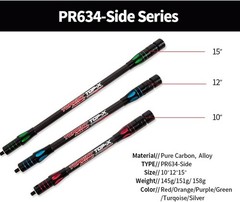 Archery Side Rod with Removable Weights – Perfect for Recurve & Compound Bow