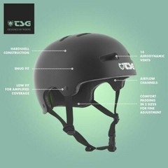 TSG Evolution Multi-Color Skate Bike Helmet, ABS Hardshell, Snug Fit,Low Fit