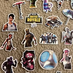 Mix 50 PCs Fortnite PC Epic Game Luggage Notebook Sticker-Lot A