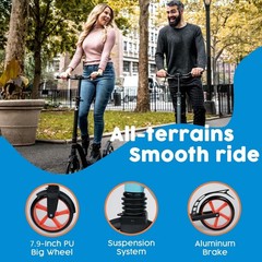 Kick Scooter for Adults & Teens for Youth 12 Years and Up and Men & Women L…