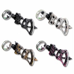 Archery Compound Bow Sight 1 Pin Professional Bow Sight Light Micro Adjustable [