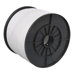 1/8″ x 1000′ Multipurpose Braid Polypro Rope White Tensile Strength 350 Pounds