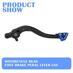 CNC Motorcycle Rear Foot Brake Pedal Lever Unfolding 7075 Aluminum Alloy Blue