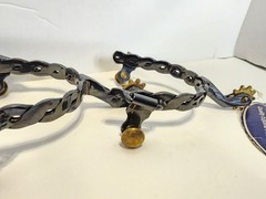 NWT Formay Equine Products Spurs Braided Design New With Tags