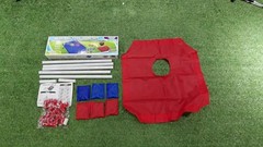 Cornhole Game Set 2 Boards 12 Bean Bags Outdoor Backyard Tailgate Beach Gift