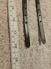 English Spur Straps Black 18 Inches