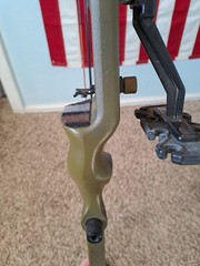 Fred Bear Whitetail II Compound Bow Camo Left Handed 60lb 28″ Vintage Hunting