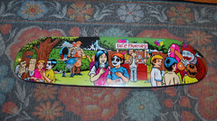 Stranglove Skateboards Serial Party I 8.875 Deck Sean Cliver Signed Art Screened
