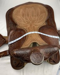 VTG Simco #3140 Leather Western Trail Horse Saddle 15″