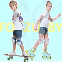 Lightweight 6-in-1 Knee Elbow Wrist Guard Set for Skateboarding & Roller Skating