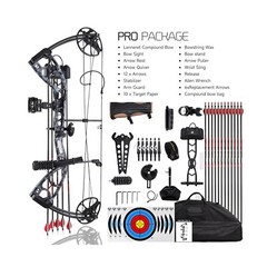 Lanneret P10 Compound Bow and Archery Sets，0-70 lbs. Black