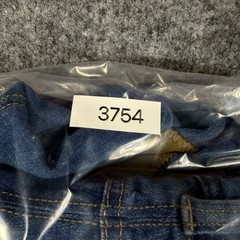 Goode Rider Jeans Equestrian Breeches Womens 26L Blue Cotton Knee Patch GUC