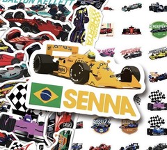 25Pcs Random F1 Racing Car Sport Cars Cartoon Waterproof Stickers