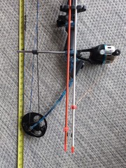 Cuda Gen X Bowfishing Compound Bow Package! bow fishing arrow Zebco 808 reel KIT