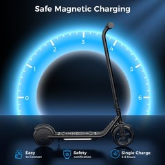 Kids Electric Scooter for 6-12 6/10MPH 2 Speeds 150W Motor Dual Brake E-Scooter