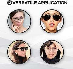 Spectacle/Eye Glass Soft Silicone Rimless Nose Pieces Easy to Install and Wea…