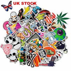 200 X Random Cool Vinyl Decal Graffiti Sticker Bomb Skate Laptop PVC Stickers US
