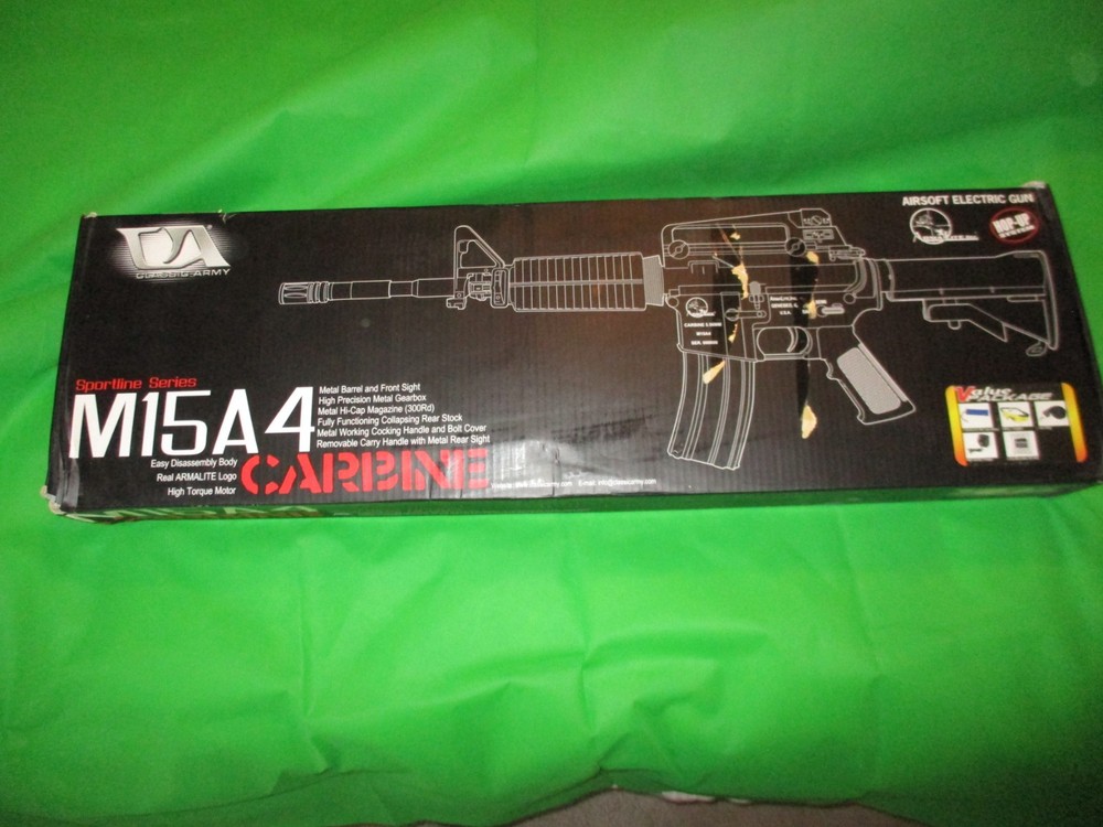 NEW AIRSOFT M15A4 SPORTLINE CLASSIC ARMY RIFLE