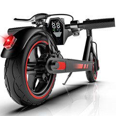 Electric Scooter for Adults – 500W Motor 10″ Air Tires Portable Commuting Scoote