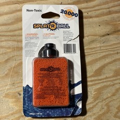 3 New Sealed SplatRball 20,000 Rounds 7.5mm Orange Balls Certified Splat-R-Ball
