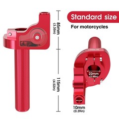 22mm CNC Aluminum Quick Twister Throttle with Cable for CRF50 70 110 Dirt Bikes