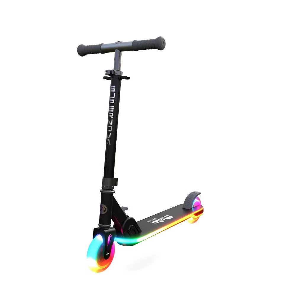 NEW/SEALED Melo Wheels Supernova Light-Up Kick Scooter – Black