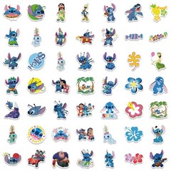 100pcs Stitch Sticker for Kids, Cute Cartoon Waterproof Vinyl Decal for Adult…