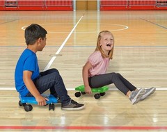 Lightweight Blue Floor Scooter Board for Kids – Builds Coordination & Strength
