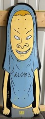 Globe x Beavis and Butt-Head Beavis Cornholio Shaped Skateboard Deck 10.25″ x 30