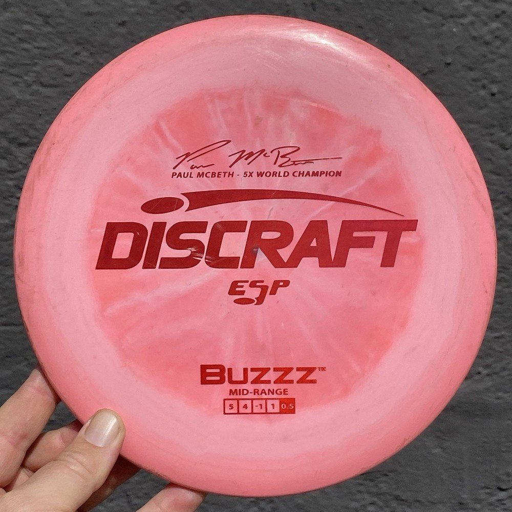 Swirly 5x Paul McBeth Discraft ESP Buzzz – 180g