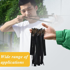 10PCS Slingshot Flat Rubber Bands, 0.6mm/0.7mm/1mm Thickness Slingshot Rubber…