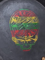 Grateful Dead Skull Gateway Wizard 4S SSSS Putter Golf Disc 173g Rasta Foil