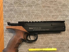 CHIAPPA 6004 FAS TARGET AIR PISTOL, .177 CALIBER, AMBI GRIPS