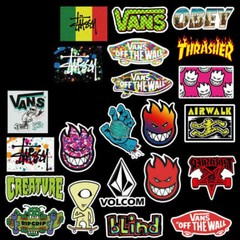 100 Skateboard Stickers Bomb Luggage Laptop Graffiti Tide Brand Decals Pack Lot